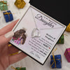 To My Beautiful Daughter From Mom | Proud Of You | Forever Love Necklace