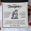 To My Daughter, Carry You In My Heart, Gift For Daughter From Dad, Forever Love Necklace, Christmas Gift Idea
