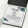To My Beautiful Daughter From Dad | I Can Promise | White Version | Forever Love Necklace