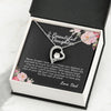 To My Beautiful Daughter From Dad | I Can Promise | Forever Love Necklace