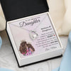 To My Beautiful Daughter From Mom | Proud Of You | Forever Love Necklace
