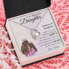 To My Beautiful Daughter From Mom | Proud Of You | Forever Love Necklace