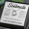 To My Soulmate | The Day I Met You My Live Changed | Forever Love Necklace