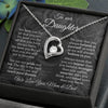 To Our Daughter | We Love You For All | Gift From Mom and Dad | Forever Love Necklace