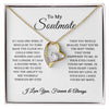 To My Soulmate In Your Eyes | Romantic Gift For Your Soulmate | Forever Love Necklace
