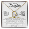 To My Daughter Gift From Dad | Be Confident And Just Do Your Best | Forever Love Necklace
