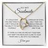 To My Soulmate | I Will Be With You Forever | Romantic Gift For Your Soulmate| Forever Love Necklace