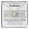 To My Beautiful Soulmate | If I Could Give You One Thing In Life | Forever Love Necklace