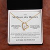 Collier Amour Éternel - À la meilleure des mamies - Je t'aime, ton petit-fils - Cadeau pour Grand-mère