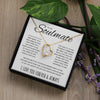 To My Soulmate | My Life My Love My Best Friend | Forever Love Necklace