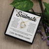 To My Soulmate | The Day I Met You My Live Changed | Forever Love Necklace