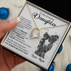 Daughter Always Be With You, Forever Love Necklace, Christmas Gift Idea for Daughter from Mom