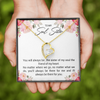 To My Soul Sister | Friend of My Heart | Forever Love Necklace