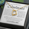 Soulmate If I Could Give You One Thing In Life | Romantic Gift For Her | Forever Love Necklace
