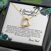 To My Beautiful Daughter From Dad | I Can Promise | White Version | Forever Love Necklace