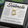 To My Soulmate | The Day I Met You My Live Changed | Forever Love Necklace