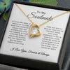 To My Soulmate In Your Eyes | Romantic Gift For Your Soulmate | Forever Love Necklace
