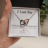 Mother And Daughter | I Love You | Necklace