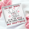 To My Wife | My Favorite | Love Knot Necklace