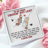 To My Dear Smokin' Hot Lady | Love Knot Necklace