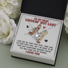 To My Dear Smokin' Hot Lady | Love Knot Necklace