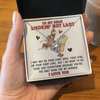 To My Dear Smokin' Hot Lady | Love Knot Necklace