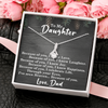 To My Daughter | Because Of You | Necklace