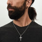 To My Caring Father - I'll Always Be Your Little Son, Cross Necklace Gift