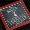 Amazing Bonus Daughter | I Love You | Necklace With Luxury Box