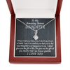 Amazing Bonus Daughter | I Love You | Necklace With Luxury Box