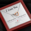 Mother And Daughter | I Love You | Necklace