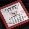 To My Wife | I Married You | Interlocking Heart Necklace