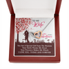 To My Wife | A Special Gift | Interlocking Heart Necklace