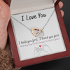 Mother And Daughter | I Love You | Necklace