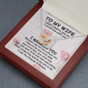 To My Wife | I Married You | Interlocking Heart Necklace