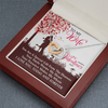 To My Wife | A Special Gift | Interlocking Heart Necklace
