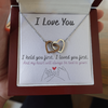 Mother And Daughter | I Love You | Necklace