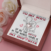 To My Wife | My Favorite | Love Knot Necklace