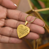 Daughter You Are A Gift, Engraved Heart Necklace, Gift For Daughter From Dad