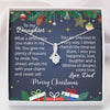 To My Daughter | Merry Christmas | Necklace