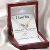 Mother And Daughter | I Love You | Necklace