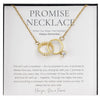 Promise Ring Necklace - Valentine's Day Gift For Her