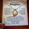 To My Daughter – Love You Forever Necklace