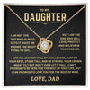 Crown Might Tilt But Don't Ever Let It Fall, Knot Necklace