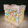 Tulip Cube Night Light - Illuminated Bloom - Decorative Luminary