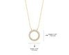 Elegant Diamond Circle Necklace – Perfect Gift for Her