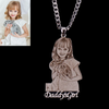 Custom Engraved Photo Necklace – Perfect Gift Idea