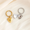 Customizable Photo Heart Locket Keychain – Cherish Your Memories Everywhere You Go