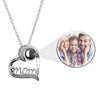 Customizable Love Mom Photo Necklace- Perfect Gift for Someone Special to You