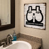 Please Wash Your Hands - Funny Bathroom Sign - Metal Sign